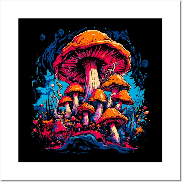 Magic Mushrooms Wall Art by Vector Deluxe